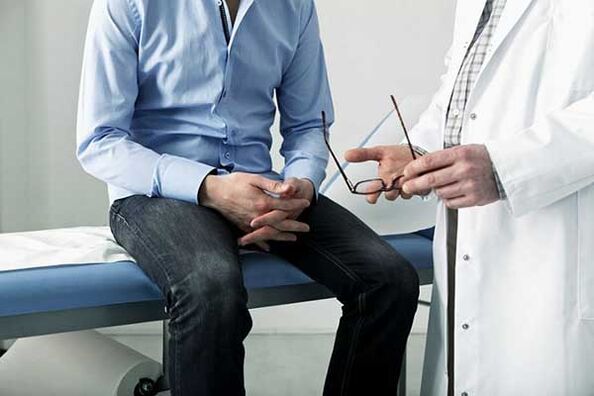 consultarea unui medic pentru durerea testiculelor atunci când este excitat